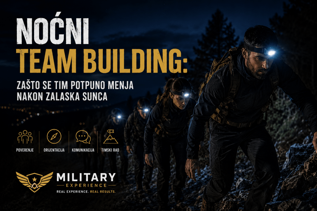 Noćni team building: zašto se tim potpuno menja nakon zalaska sunca 1 noćni team building